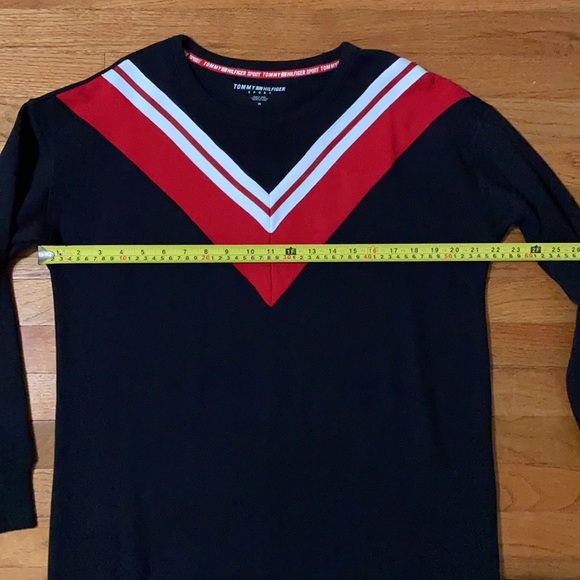 Timmy Hilfiger Sport chevron sweatshirt Dress M - Picture 8 of 10